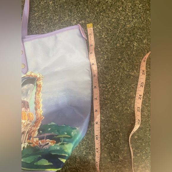 Love Moschino Lavender Tote with Artistic Design - Picture 11 of 12